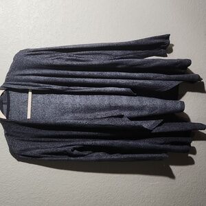 Cuddlduds Cardigan Sweater Small Medium Gray
